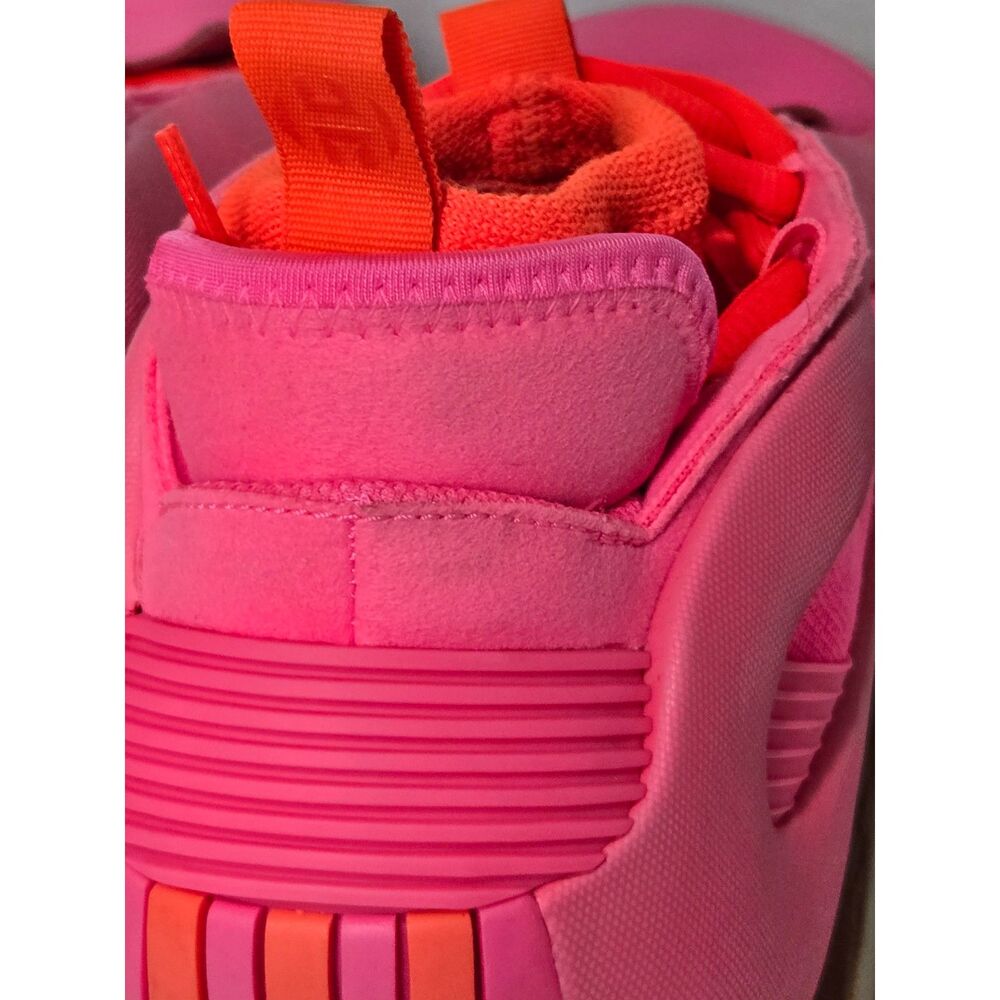 Adidas Harden Vol 8 Flamingo Pink Shoes | Men's Size 8.5 | Lucid Pink Solar Red - Picture 8 of 11